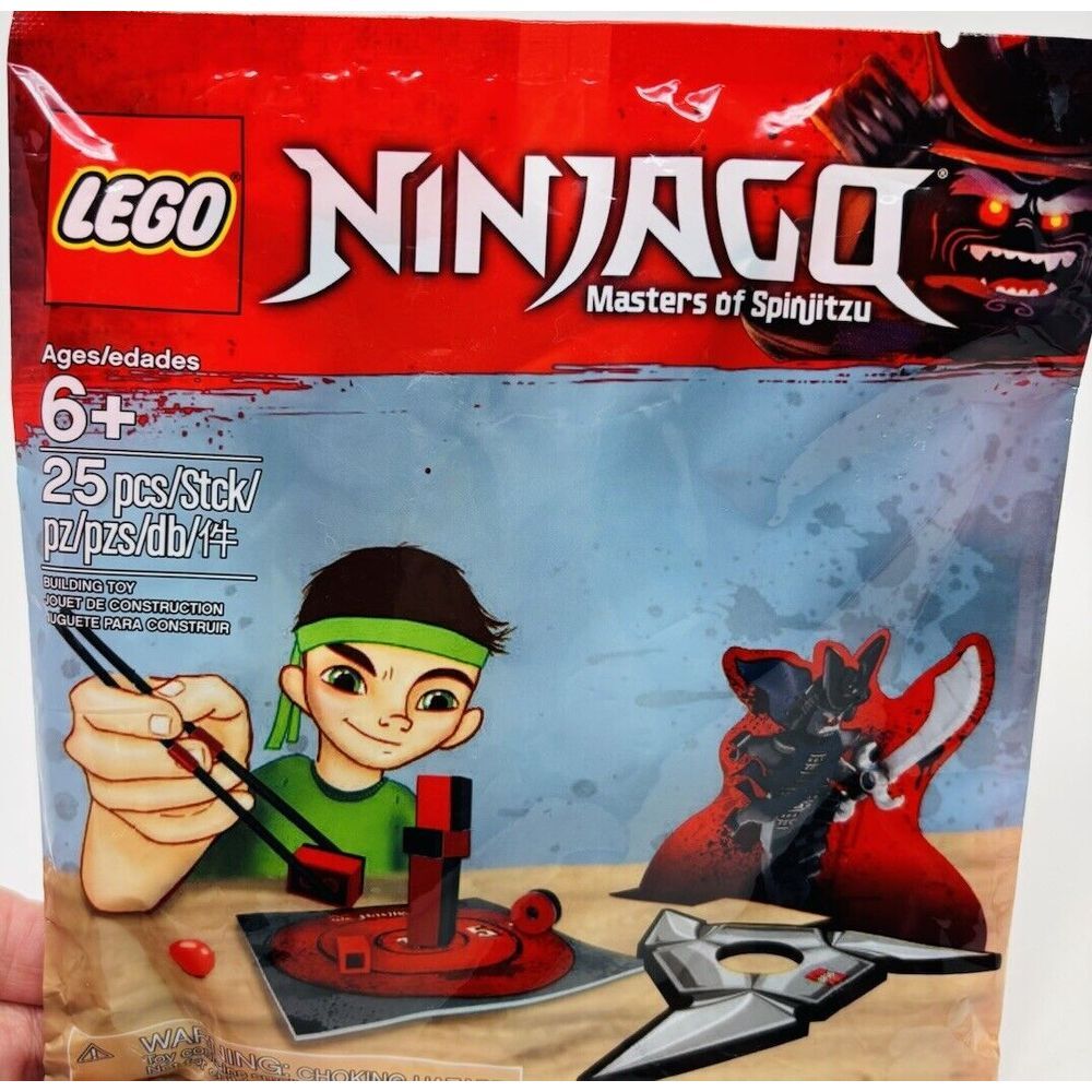 Lego Polybag Ninjago Chopsticks‎ Training Sticks 5005231 Ages 6+ 25 Pieces NEW